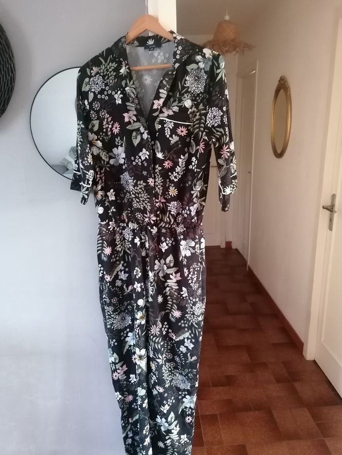 Combi pantalon fluide imprimée floral kiabi 38
