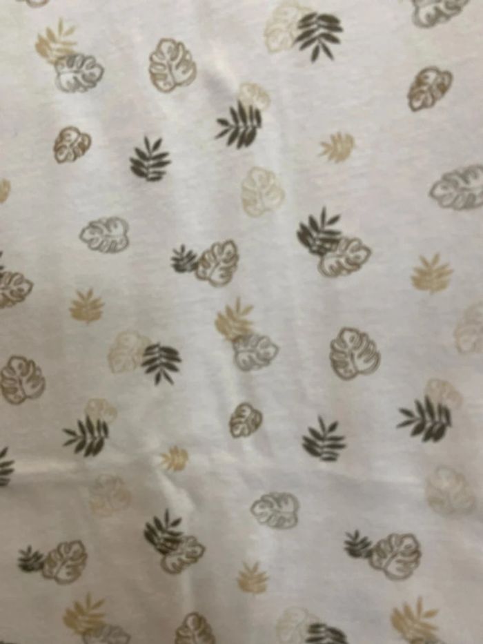 Teeshirt imprimé feuilles in extenso blanc - photo numéro 2