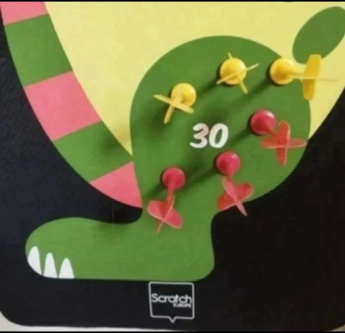 Jeu de fléchettes magnétique chevalier / dragon - photo numéro 5