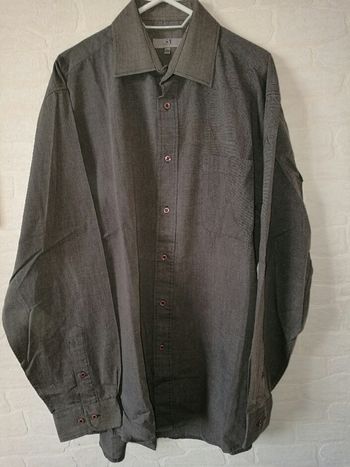 Chemise manches longues grise homme taille (39/40) M