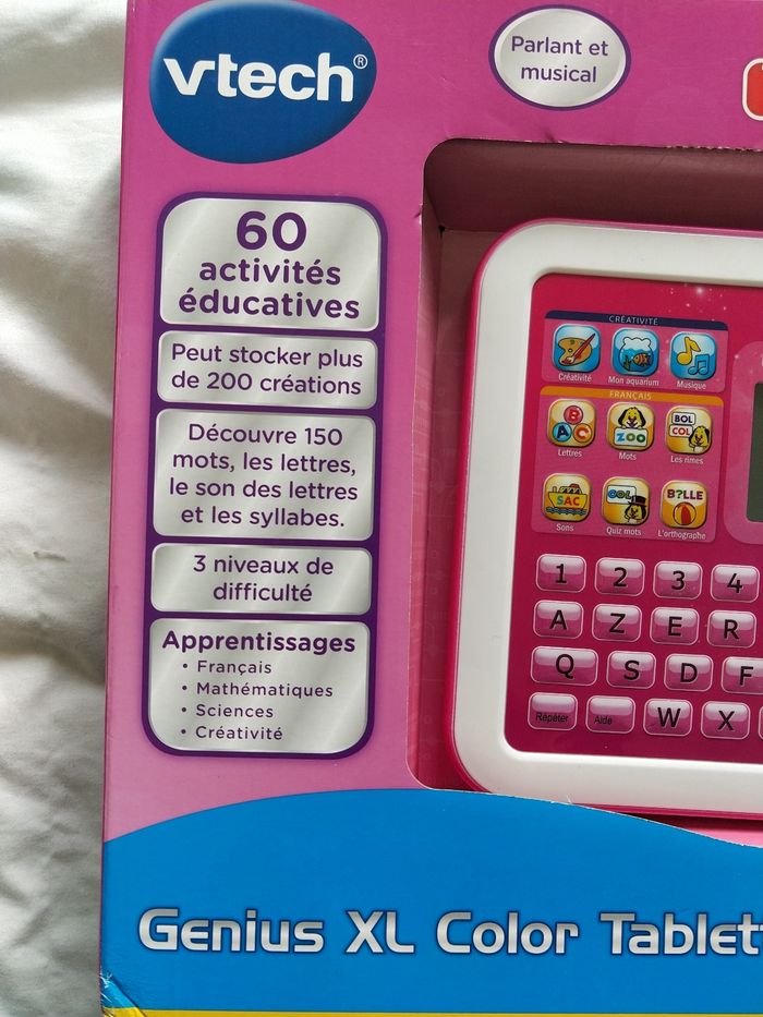 Tablette ordinateur genuis xl enfant rose - photo numéro 2