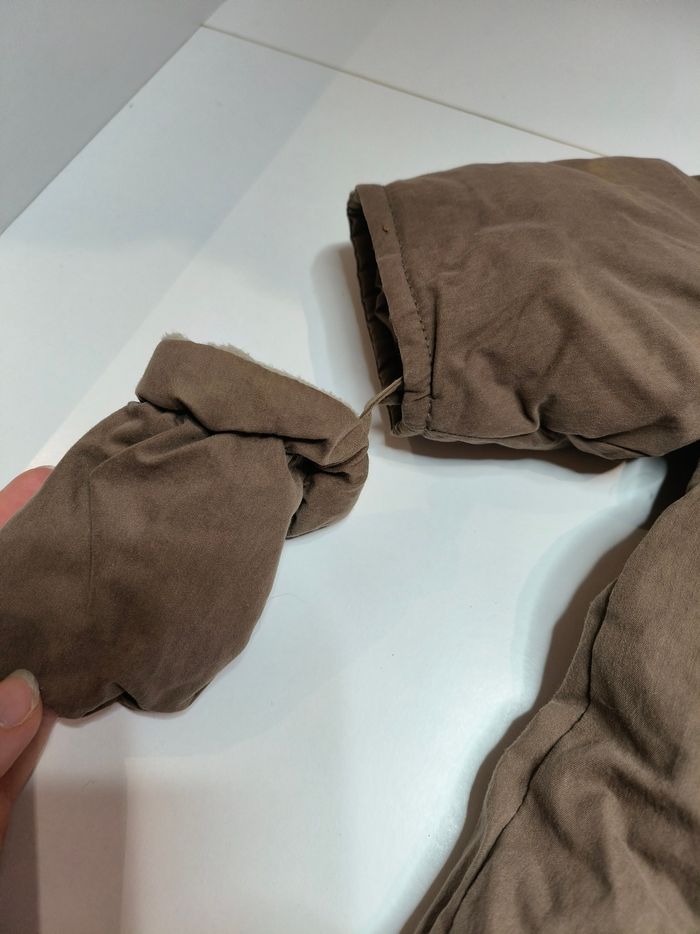 Combinaison hiver marron 6 mois vertbaudet - photo numéro 3