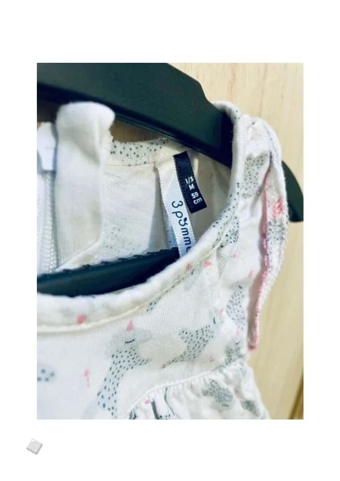 Robe avec body intégré - 3 mois - photo numéro 5