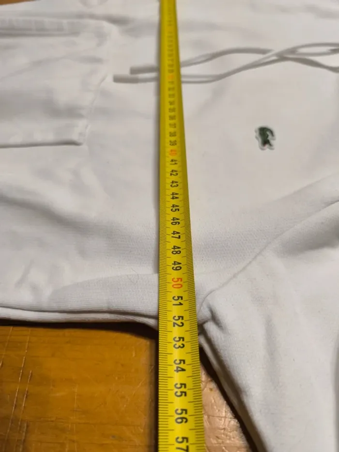 Sweat/Pull à capuche - Lacoste - Classic Fit - Blanc - Taille M - photo numéro 10