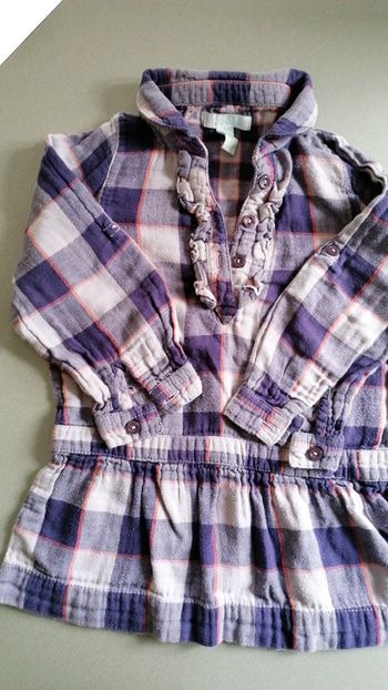 Tunique à carreaux obaibi 18mois