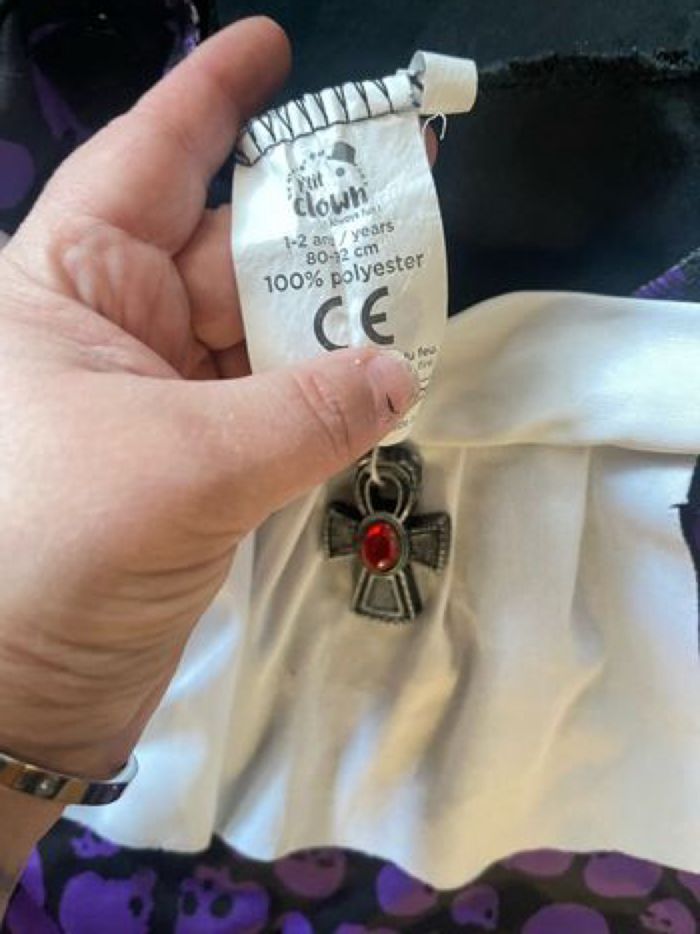 Déguisement Halloween vampire 1-2 ans - photo numéro 2