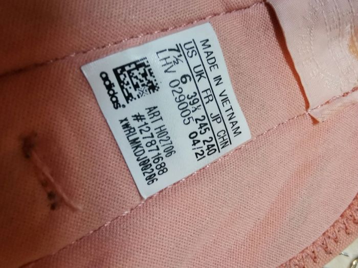 Baskets montantes à plateforme Adidas T 39, 5 - photo numéro 8