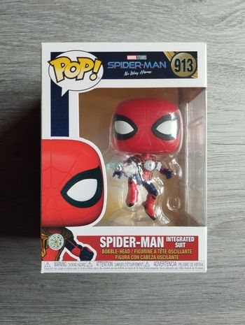 Spiderman No Way Home : Figurine Funko Pop n°913 (Integrated Suit)