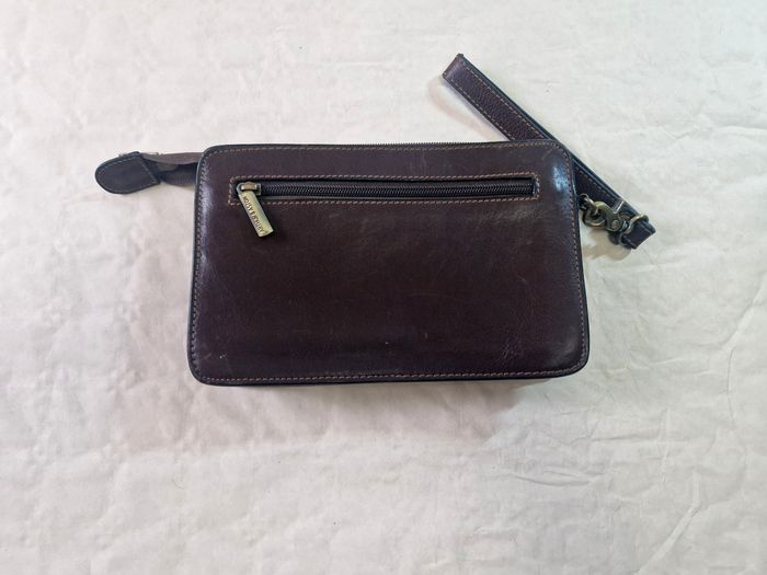 Sacoche / pochette en cuir Arthur et Aston  , marron - photo numéro 4