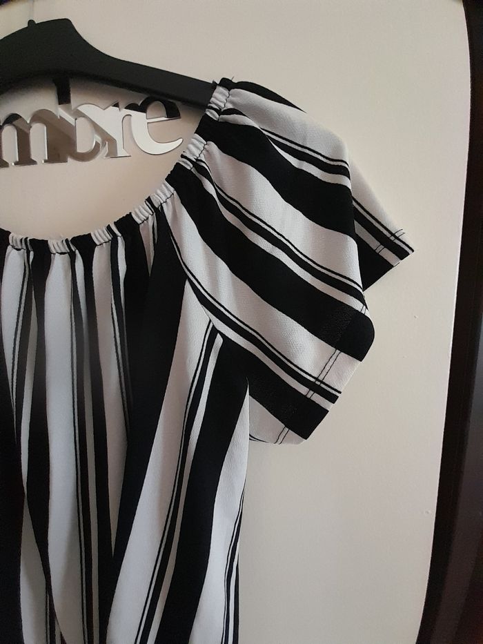 Tunique noir et blanc taille 38 - photo numéro 2
