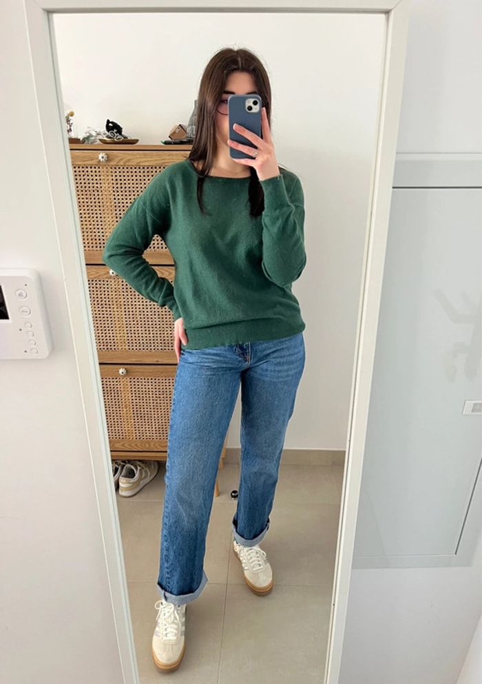 Pull vert foncé ArtLove - photo numéro 2