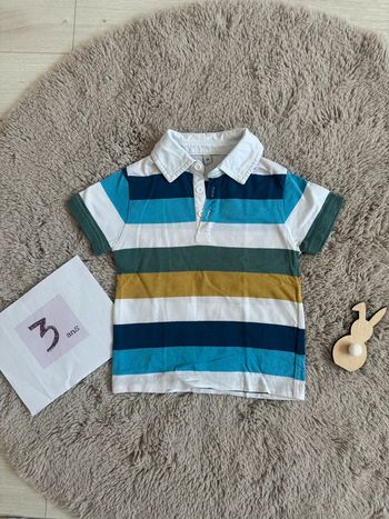 Polo rayé 3 ans