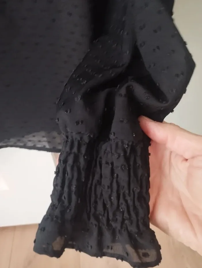 Blouse noire à plumetis Pimkie 36 - photo numéro 3