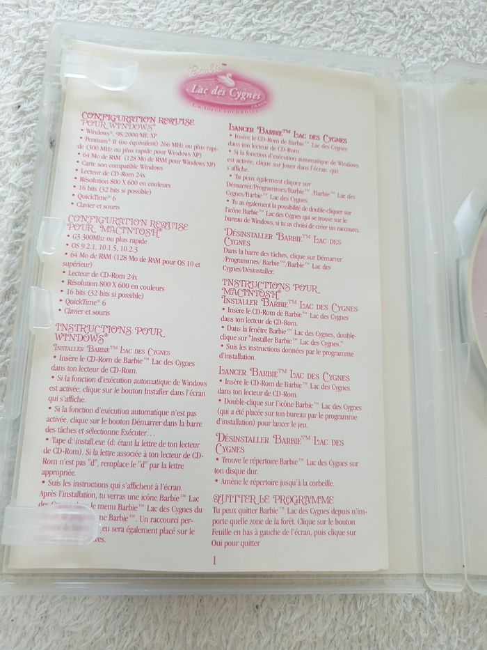 Jeu Barbie Lac des Cygnes - photo numéro 4
