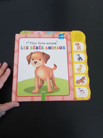 Livre sonore les bébés animaux