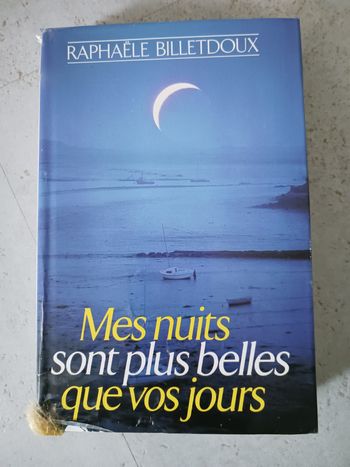 livre mes nuits sont plus belles que nos jours Raphaële Billetdoux