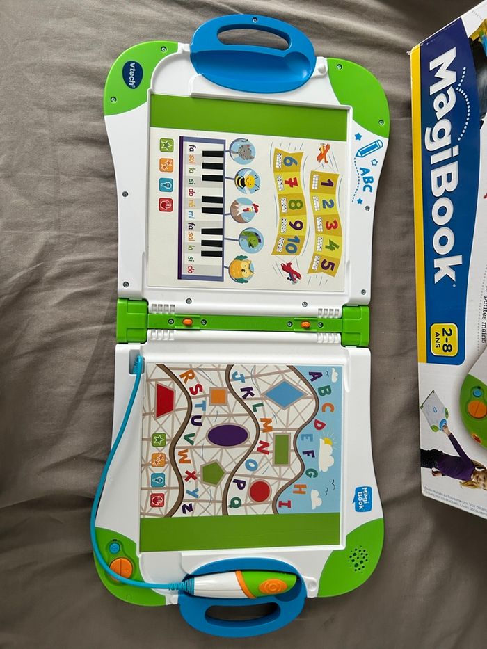 Lot magibook Vtech bleu et vert et 7 livrets - photo numéro 6