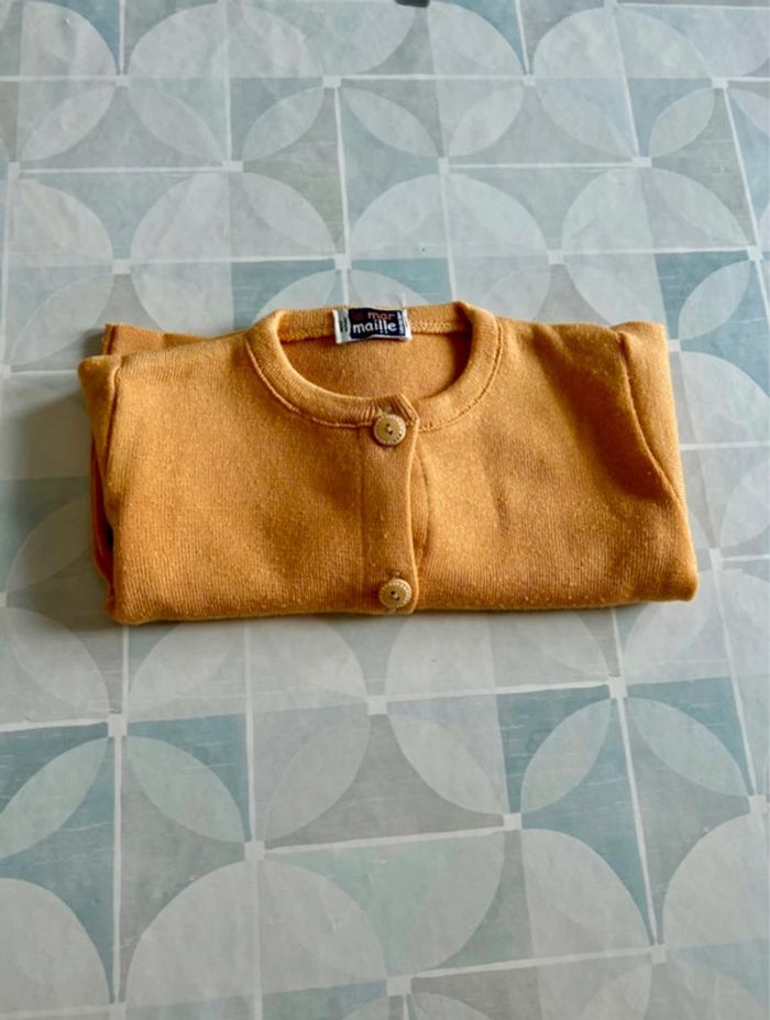 Gilet mixte- fille ou garçon - bébé - 12 mois - 1 an - La Mar Maille / Duger - Neuf - photo numéro 4