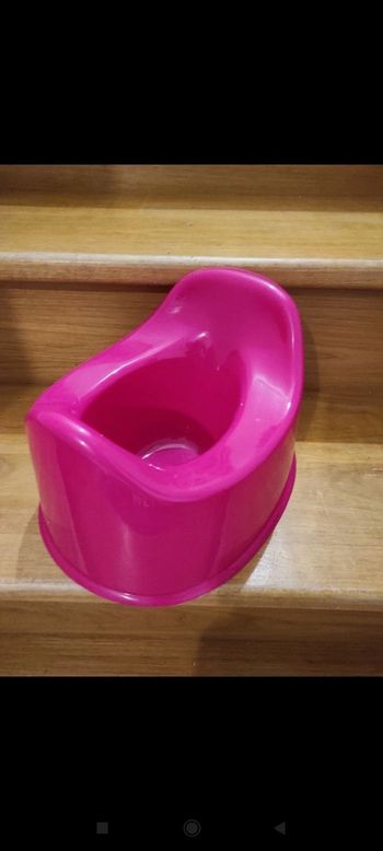 Pot d'apprentissage enfant rose