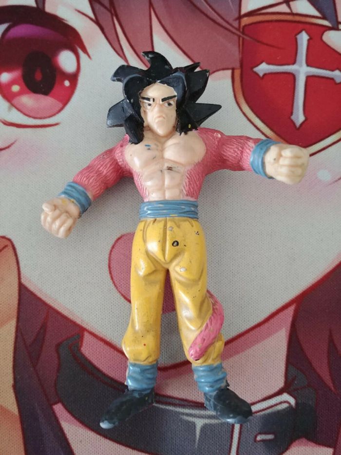 Figurine Goku SS4 Dragon Ball GT Flexible Figure Bandai AB rare BS STA bendable