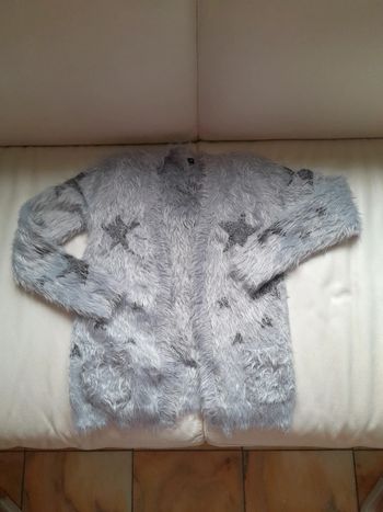 Gilet gris fille