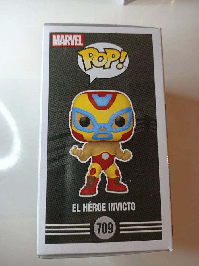 Lot de 3 Funko pop Marvel lucha libre 707 el venenoide
709 el hero Invicto
712 el chimichanga - photo numéro 5