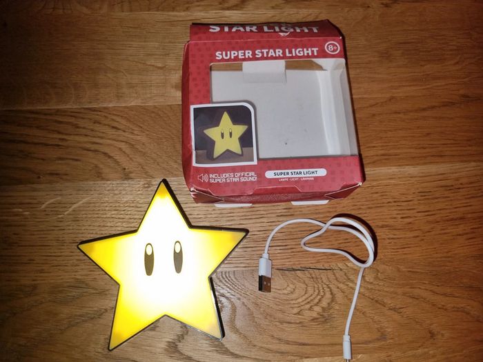 Veilleuse usb étoile super mario sonore - photo numéro 2