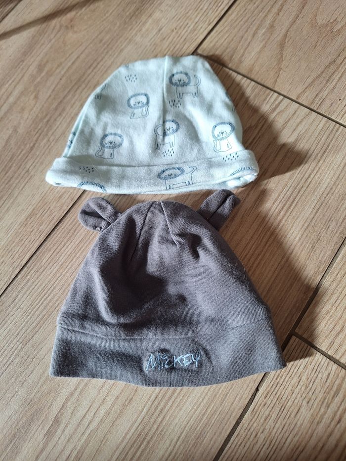 Lot bonnet 0/3 mois garçon