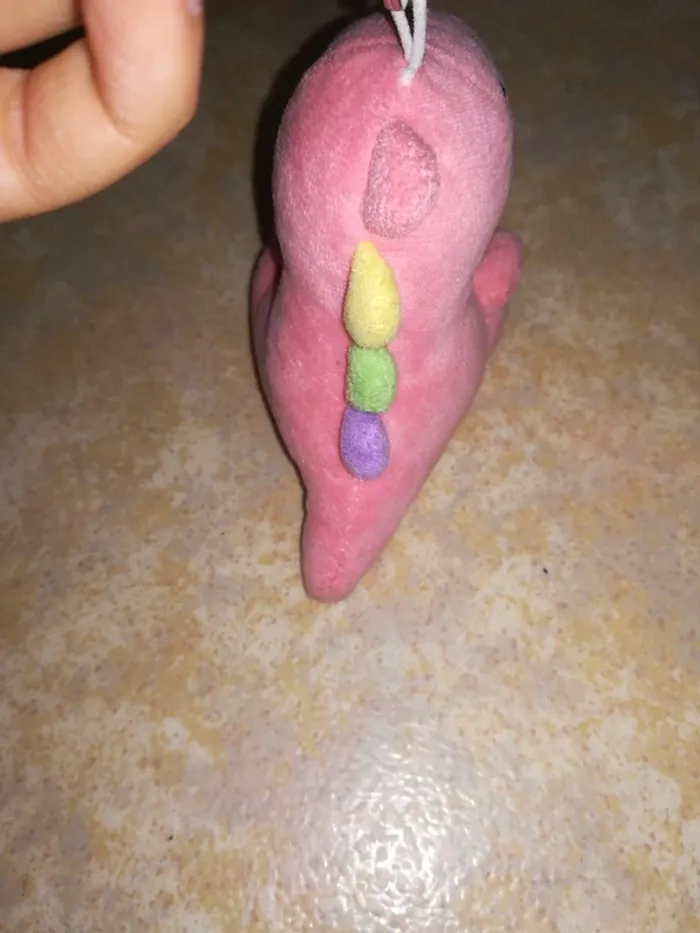 Joli porte clé doudou dinosaure, neuf - photo numéro 2