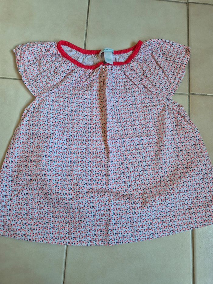 Lot 5 t-shirt manche courte filles 24 mois - photo numéro 6