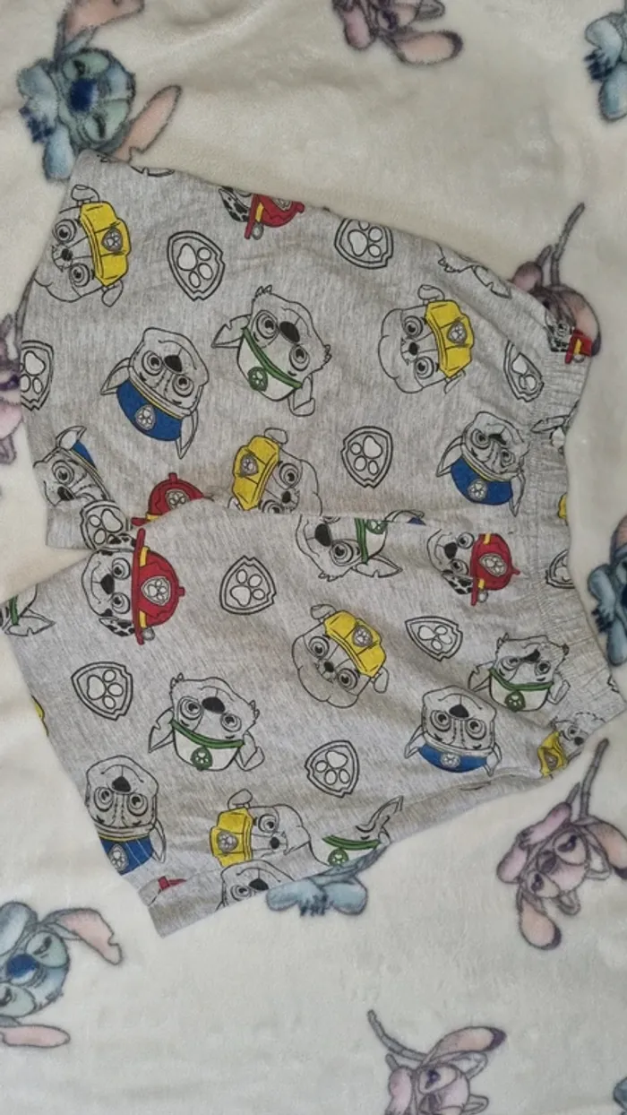 Pyjama short pat patrouille 6 ans en bon état - photo numéro 12