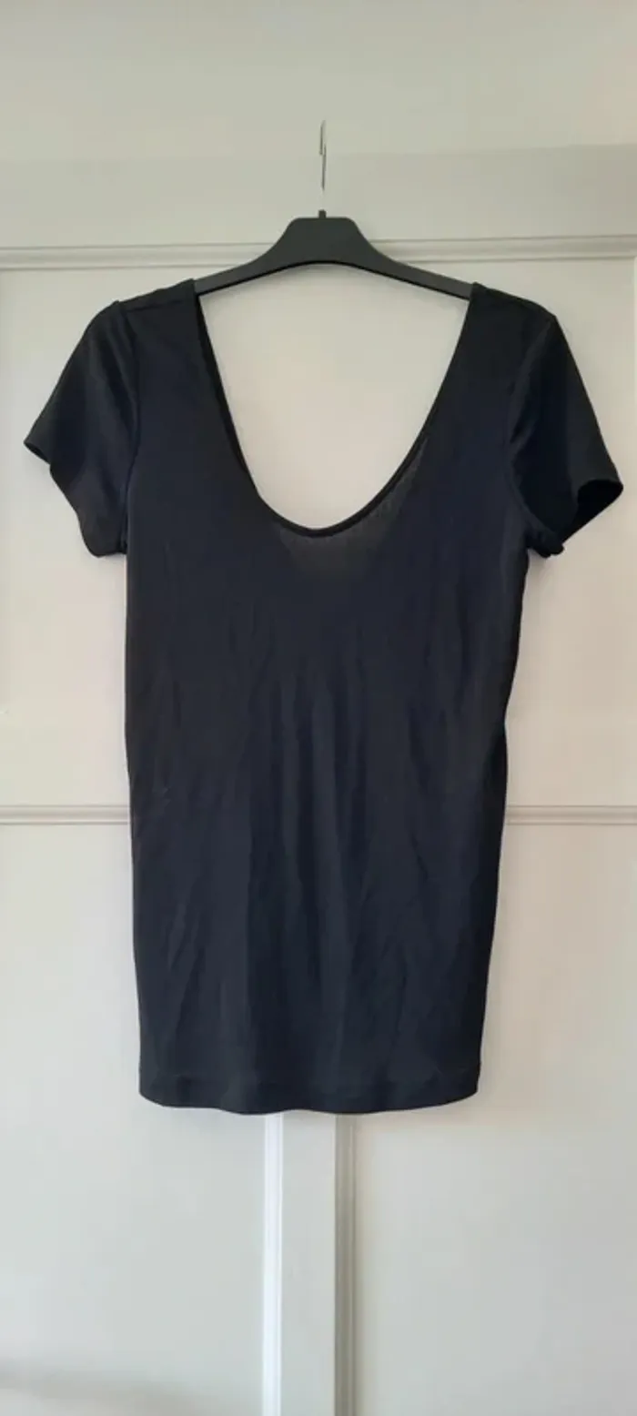 Top dos nu noir Stefanel 40