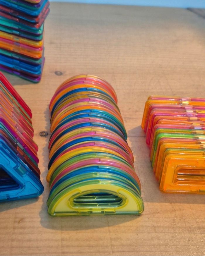 99 blocs de constructions magnétiques neuf comme des geomag - photo numéro 2