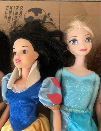 Lot de 5 princesses Disney