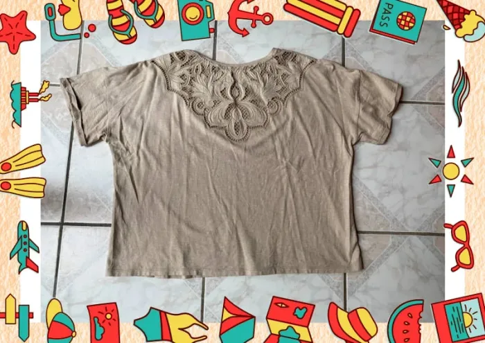 T shirt beige Camaïeu - photo numéro 6