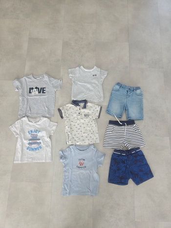 Grot lot vêtements 23/24m garçon été petit prix