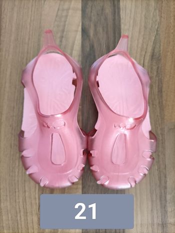 Sandalettes chaussures aquatiques rose Nabaiji 21
