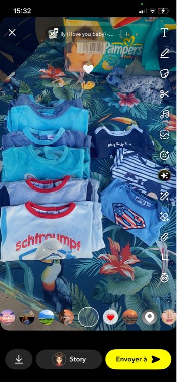 Lot 6 Pijama et 3 bodie 9 moi 
