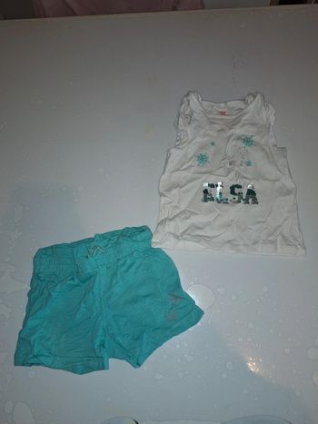 Pyjama reine des neiges été