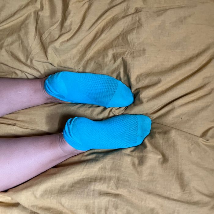 Chaussette bleu - photo numéro 3