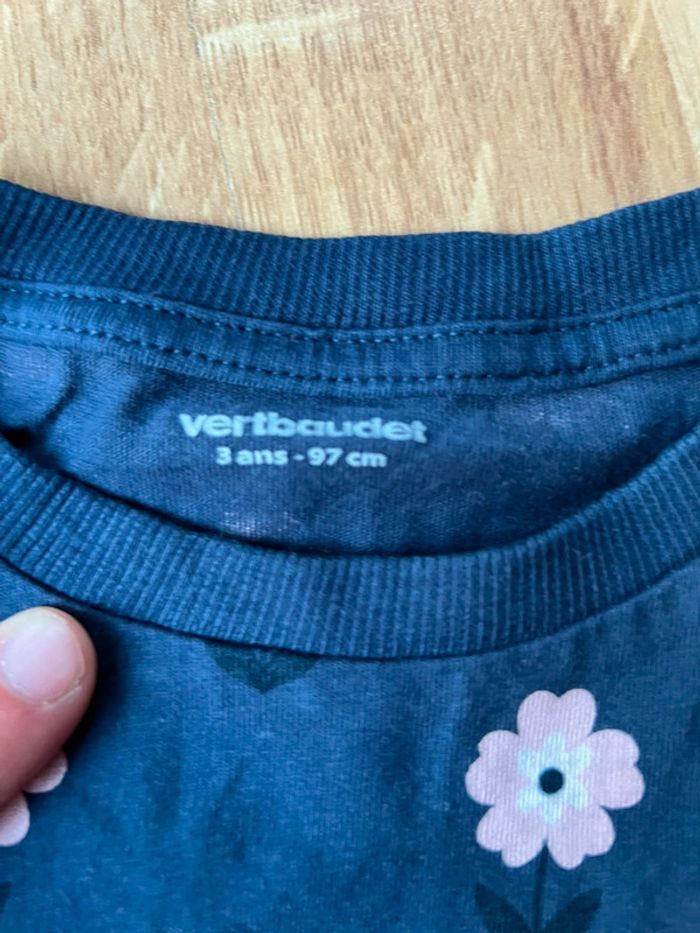 Lot de 4 t-shirts à manches longues fille 3 ans - photo numéro 4