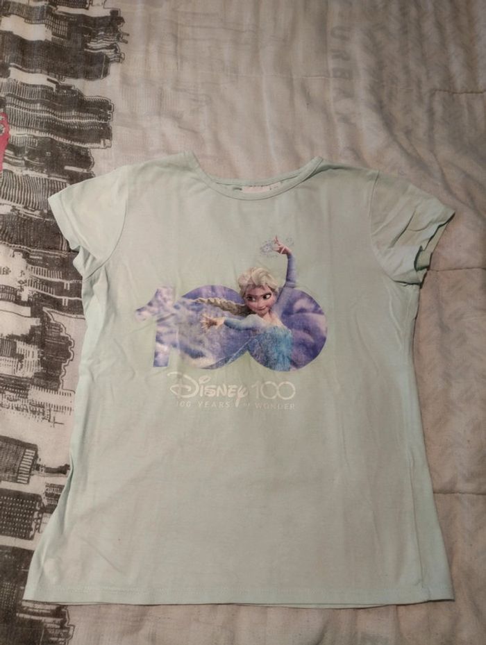 Tee shirt reine des neiges Disney 100