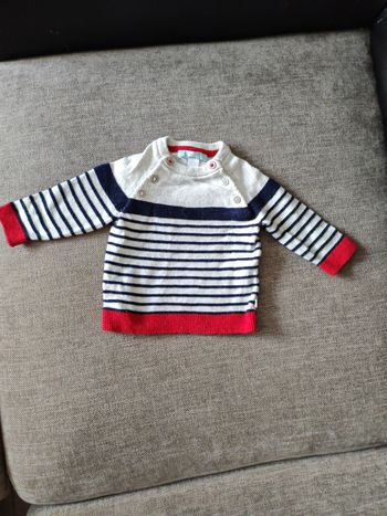 Pull Okaïdi bébé garçon 3 mois