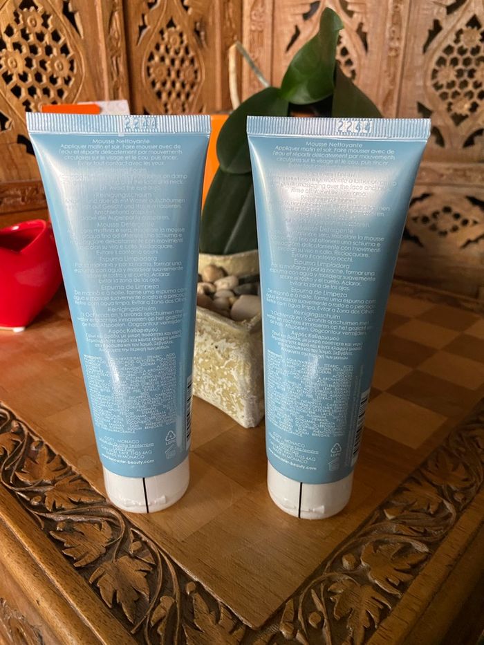 Lot 2 lancaster mousse nettoyante détoxifiante 125 ml - photo numéro 2