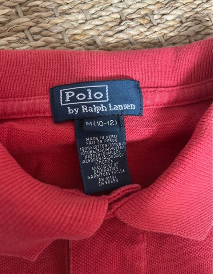 Polo manche longue Ralph Lauren 10 ans - photo numéro 5
