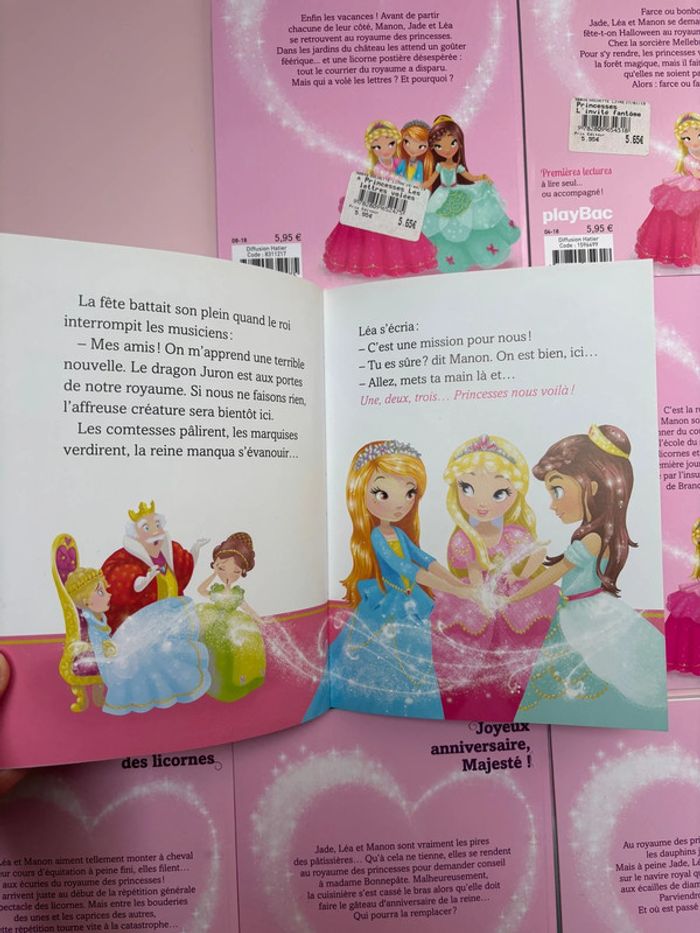Lot 9 livres une deux trois princesses - photo numéro 8