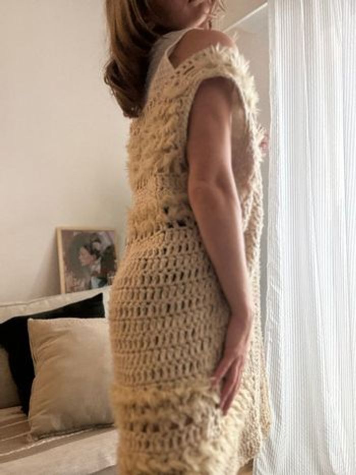 Longue veste manches courtes Vila beige - photo numéro 16