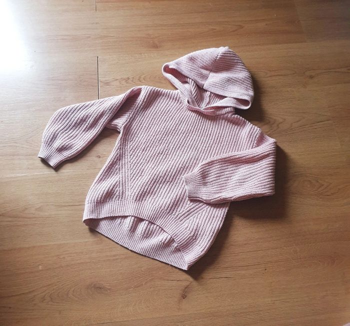 🩷 Pull en laine a capuche 6 ans Kiabi #emyfleury_6ansfille