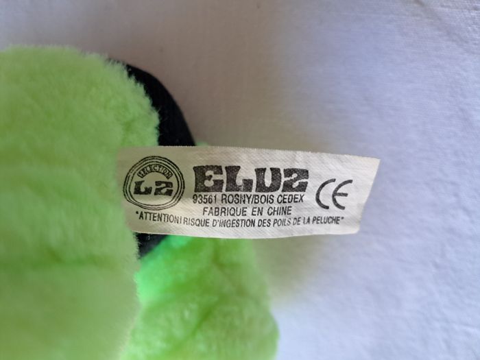 Lot de 2 Peluches extraterrestre alien fluo Eluz 13 cm 10 cm vintage - photo numéro 4