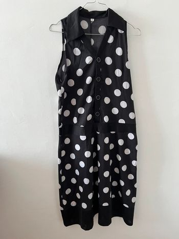Robe pois blanc